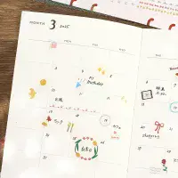 BGM - Sticker Sheet - Mini Cube 2pk - Enamel & Pencil Drawing