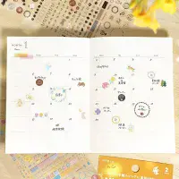 BGM - Sticker Sheet - Mini Cube 2pk - Flower & Coffee Day