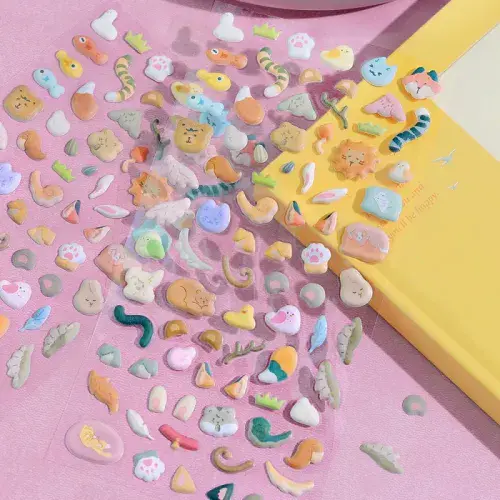 BGM - Sticker Sheet - Muni Muni 3D - Mini Animal