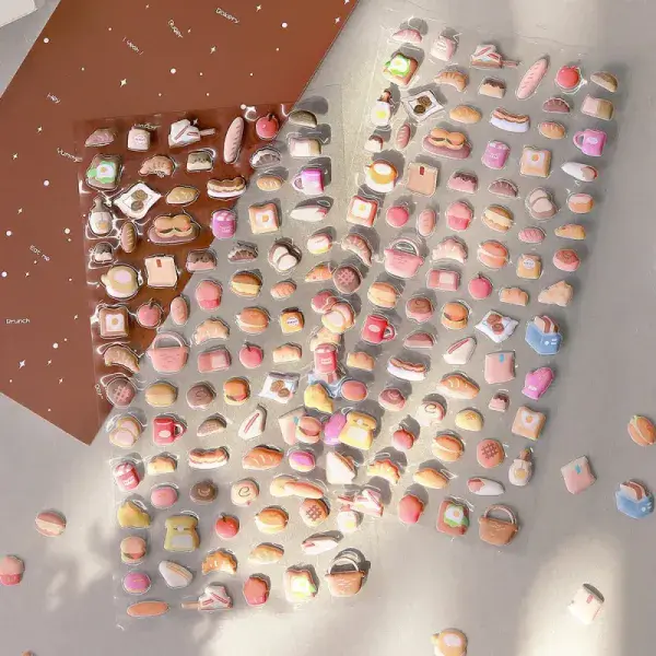 BGM - Sticker Sheet - Muni Muni 3D - Mini Bread