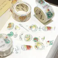 BGM - Washi Tape - Cafe, Travel  & Diary - Mint