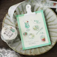 BGM - Washi Tape - Cafe, Travel  & Diary - Mint