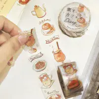 BGM - Washi Tape - Cafe, Travel & Diary - Orange