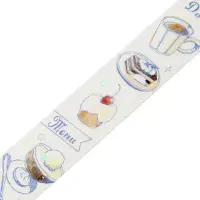 BGM - Washi Tape - Cafe Travel - Mocha