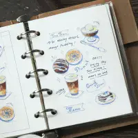 BGM - Washi Tape - Cafe Travel - Mocha