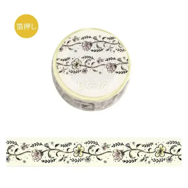 BGM - Washi Tape - Classic Life - Flower Sketch
