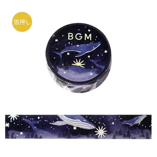 BGM - Washi Tape - Classic Life - Whales