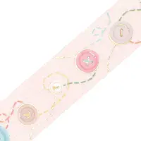 BGM - Washi Tape - Life - Coloured Button