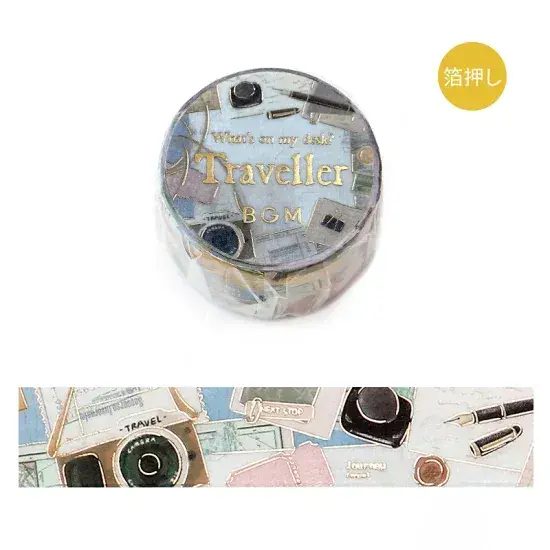BGM - Washi Tape - My Desk - Traveller