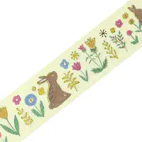 BGM - Washi Tape - Nordic Forest - Flowers & Rabbits