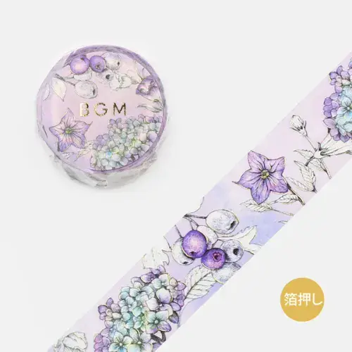 BGM - Washi Tape - Purple Margin