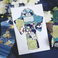 BGM - Washi Tape Set - Japanese Kimono - Azure
