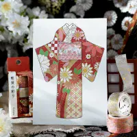 BGM - Washi Tape Set - Japanese Kimono - Hongka