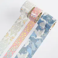 BGM - Washi Tape Set - Japanese Kimono - Light Blue