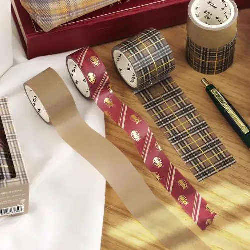 BGM - Washi Tape Set - Japanese School - Caramel