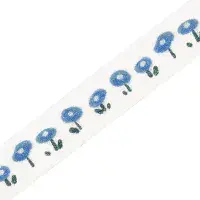 BGM - Washi Tape - Sml - Blue Flowers