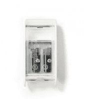 BLACKWING - TWO STEP - LONG POINT PENCIL SHARPENER - WHITE