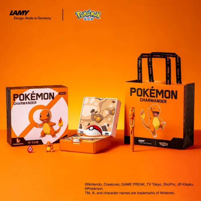 CC-Lamy X Pokemon Limited Edition Pen Set Charmander