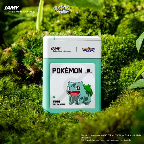 CC-Lamy X Pokemon - T10 Ink Cartridges (5 pk) - Bulbasaur