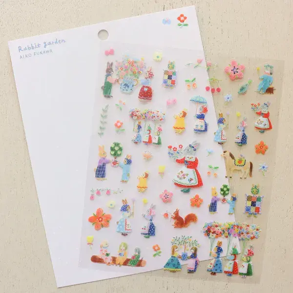 Cozyca - Stickers - Aiko Fukawa - Rabbit Garden