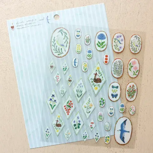 Cozyca - Stickers - Midori Anaso - Bird Song X Deer Dream Seal