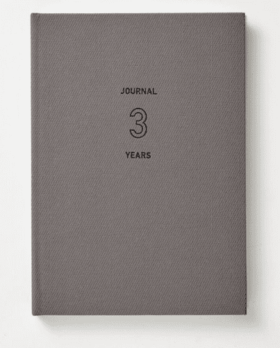 Daigo - Date Free Easy Diary (B6) - 3 Year - Grey