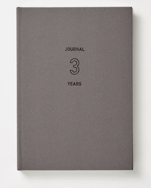 Daigo - Date Free Easy Diary (B6) - 3 Year - Grey