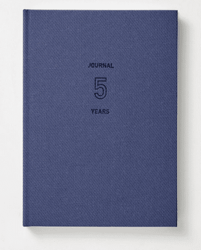 Daigo - Date Free Easy Diary (B6) - 5 Year - Navy