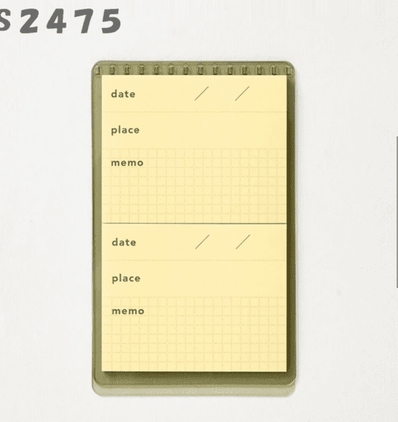 Daigo - Fusen Sticky Notes - Card Pocket - Business Card