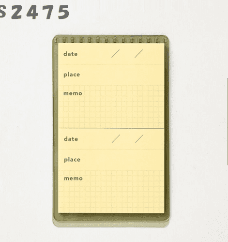 Daigo - Fusen Sticky Notes - Card Pocket - Business Card