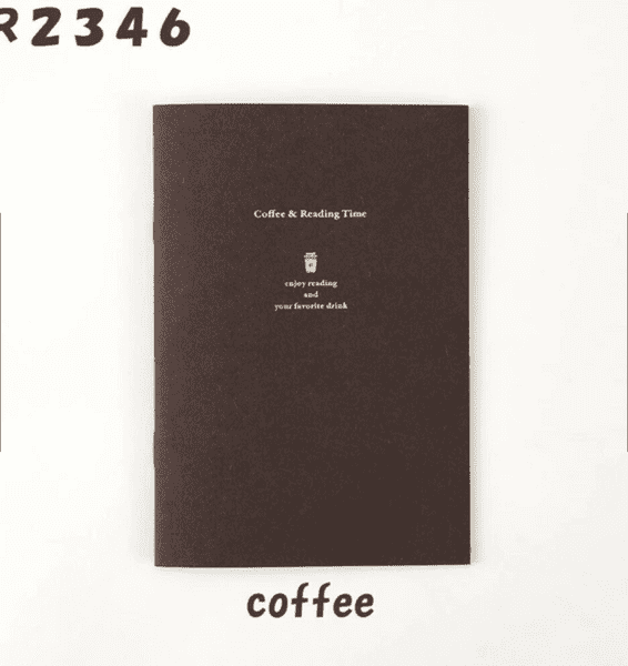 Daigo - Reading Record A6 Notebook - Coffee