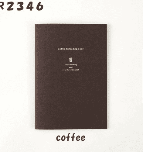 Daigo - Reading Record A6 Notebook - Coffee