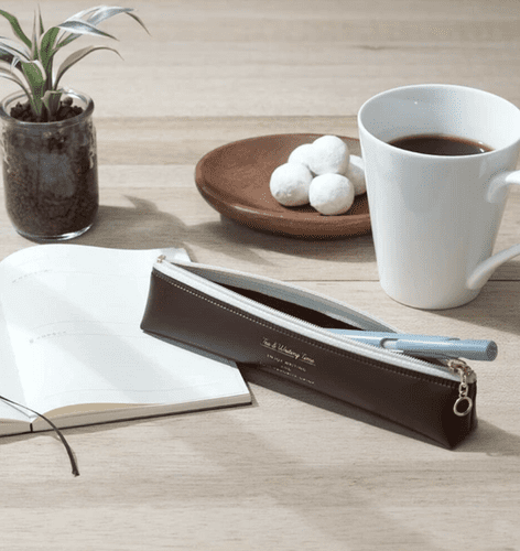 Daigo - Tea Time Pen Case - Coffee