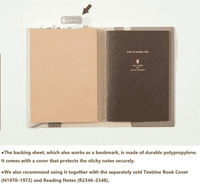 Daigo - Tea Time Reading - Fusen Sticky Notes - Black Tea