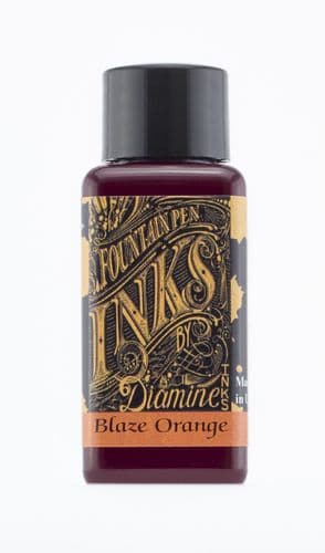 Diamine - Fountain Pen Ink - 30ml - Blaze Orange