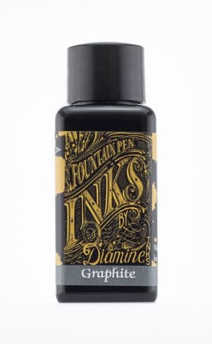 Diamine - Fountain Pen Ink - 30ml - Graphite