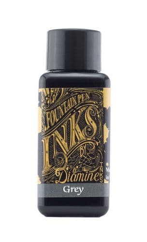 Diamine - Fountain Pen Ink - 30ml - Grey