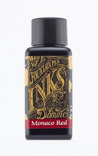 Diamine - Fountain Pen Ink - 30ml - Monaco Red