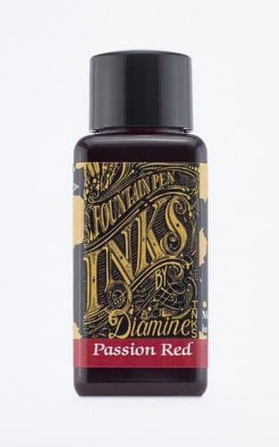Diamine - Fountain Pen Ink - 30ml - Passion Red