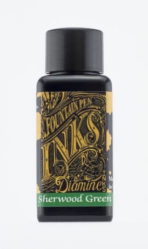 Diamine - Fountain Pen Ink - 30ml - Sherwood Green