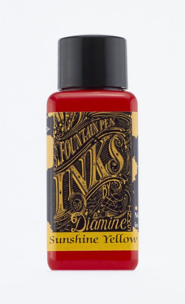 Diamine - Fountain Pen Ink - 30ml - Sunshine Yellow