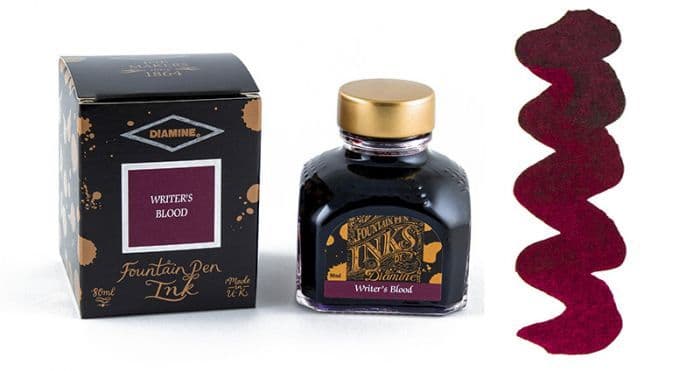 Diamine - Fountain Pen Ink - 80ml - Writers Blood