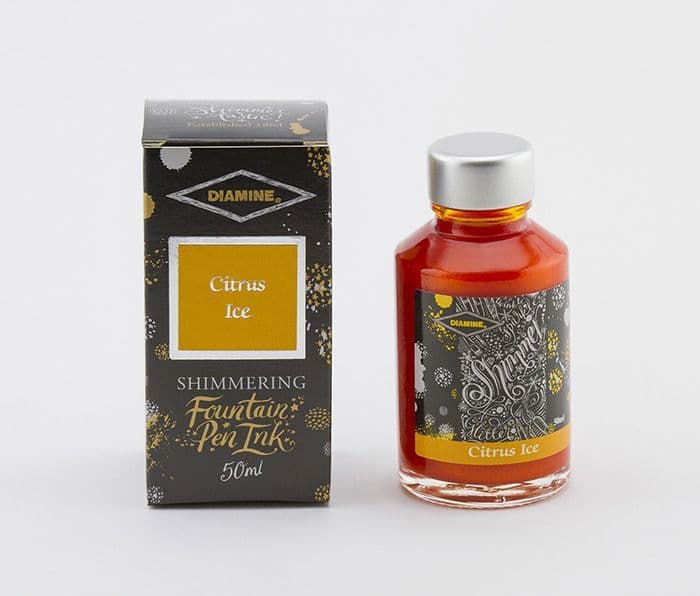 Diamine - Fountain Pen Ink - Shimmer Ink 50ml - Citrus Ice