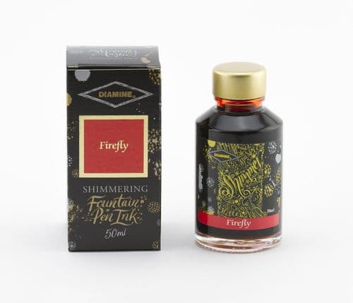 Diamine - Fountain Pen Ink - Shimmer Ink 50ml - Firefly