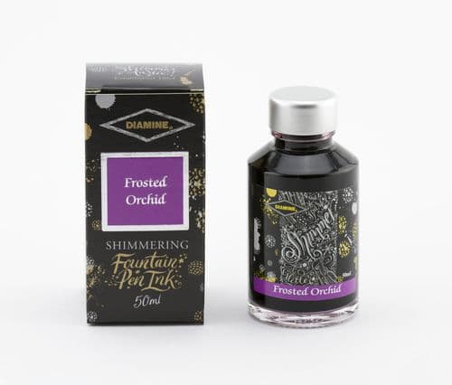 Diamine - Fountain Pen Ink - Shimmer Ink 50ml - Frosted Orchid