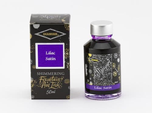 Diamine - Fountain Pen Ink - Shimmer Ink 50ml - Lilac Satin