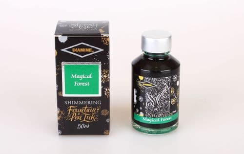 Diamine - Fountain Pen Ink - Shimmer Ink 50ml - Magical Forrest