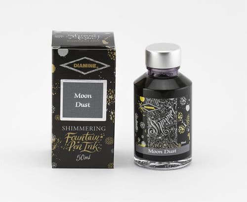 Diamine - Fountain Pen Ink - Shimmer Ink 50ml - Moon Dust