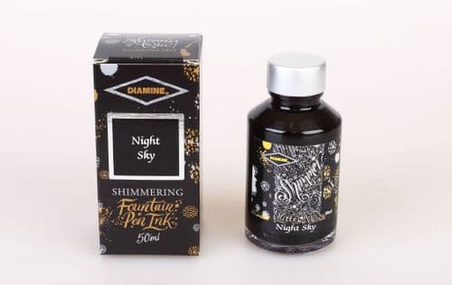 Diamine - Fountain Pen Ink - Shimmer Ink 50ml - Night Sky