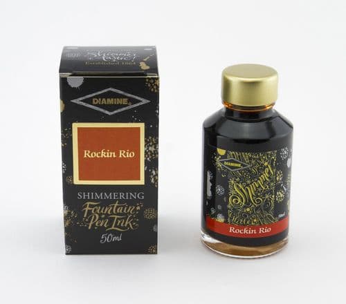 Diamine - Fountain Pen Ink - Shimmer Ink 50ml - Rockin Rio